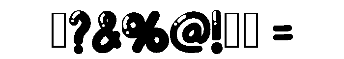 Sahira Balloon Regular Font OTHER CHARS