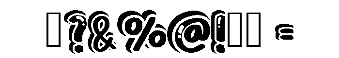 Sahira Bounce Regular Font OTHER CHARS