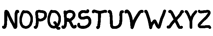Sahira Writes Regular Font LOWERCASE