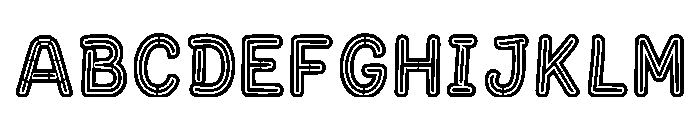 Saiel Regular Font UPPERCASE