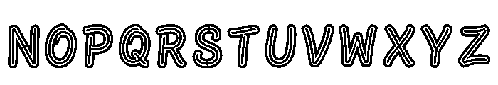 Saiel Regular Font UPPERCASE