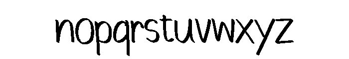 Saifha Font LOWERCASE