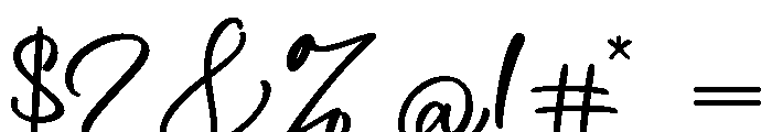 Sailma Regular Font OTHER CHARS