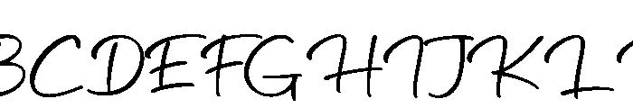 Sailma Regular Font UPPERCASE