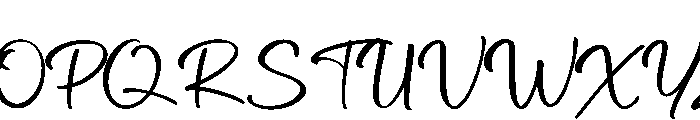 Sailma Regular Font UPPERCASE