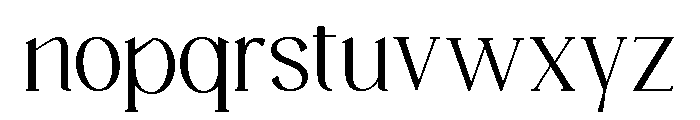 Saint Paris Regular Font LOWERCASE