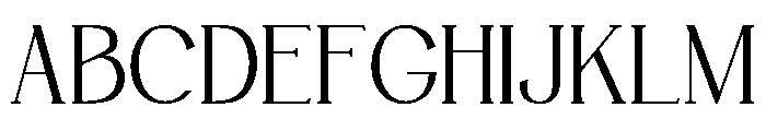 SaintParis-Regular Font UPPERCASE