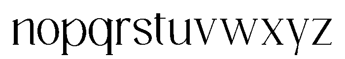 SaintParis-Regular Font LOWERCASE