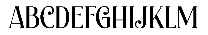 Saintly Christmas Regular Font UPPERCASE