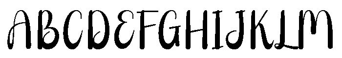 Saitha Font UPPERCASE