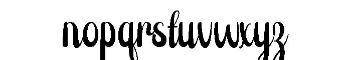 Saitha Font LOWERCASE