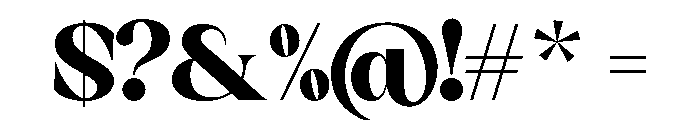 Sakem Elegance Black Font OTHER CHARS