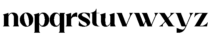 Sakem Elegance Black Font LOWERCASE