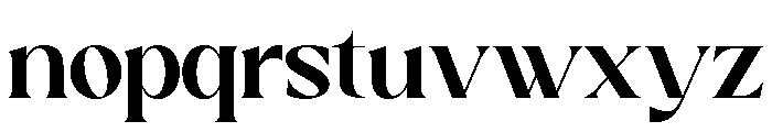 Sakem Elegance Bold Font LOWERCASE