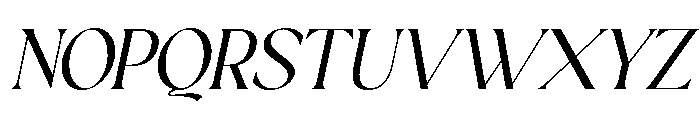 Sakem Elegance ExtLt Ita Font UPPERCASE