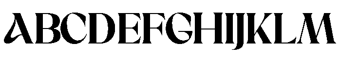 Sakem Elegance Extra Bold Font UPPERCASE