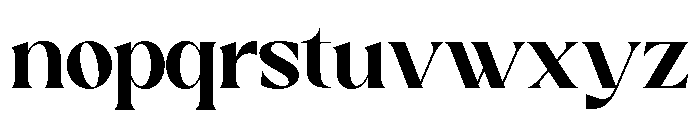 Sakem Elegance Extra Bold Font LOWERCASE