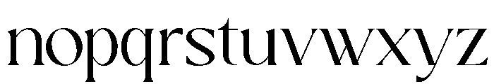 Sakem Elegance Extra Light Font LOWERCASE