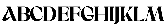Sakem Elegance Heavy Font UPPERCASE