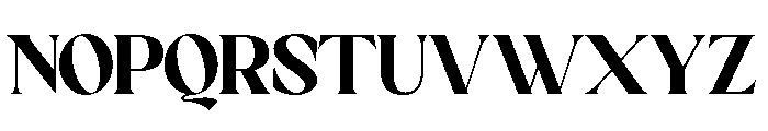 Sakem Elegance Heavy Font UPPERCASE