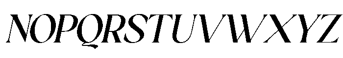 Sakem Elegance Italic Font UPPERCASE