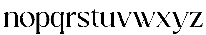 Sakem Elegance Light Font LOWERCASE