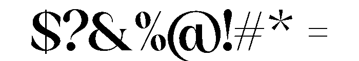 Sakem Elegance Medium Font OTHER CHARS