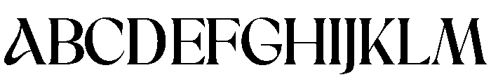 Sakem Elegance Medium Font UPPERCASE