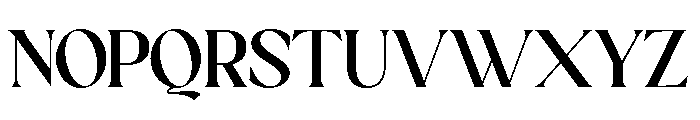 Sakem Elegance Medium Font UPPERCASE