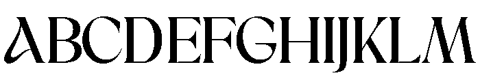 Sakem Elegance Regular Font UPPERCASE