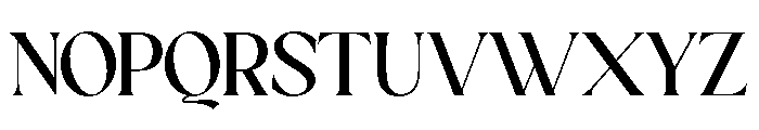 Sakem Elegance Regular Font UPPERCASE