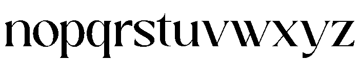 Sakem Elegance Regular Font LOWERCASE