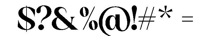 Sakem Elegance Semi Bold Font OTHER CHARS