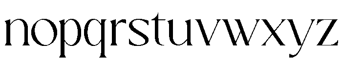 Sakem Elegance Thin Font LOWERCASE