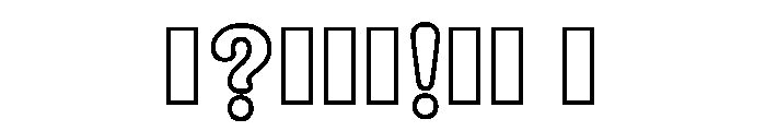 Sakib Regular Font OTHER CHARS