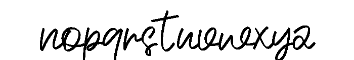 Sakinah Font LOWERCASE