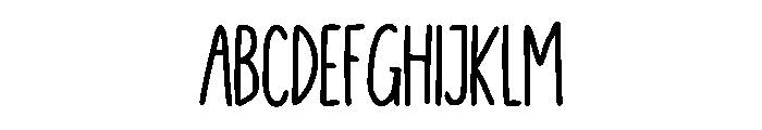 Sakinaher Font UPPERCASE