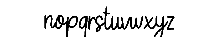 Sakinaher Font LOWERCASE