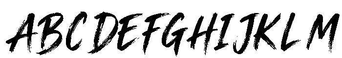 Saklisen Font UPPERCASE