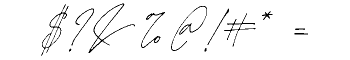 Saktere Handdrawn Font OTHER CHARS