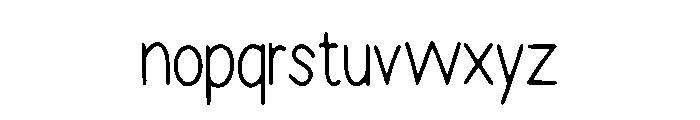 Salak Font LOWERCASE