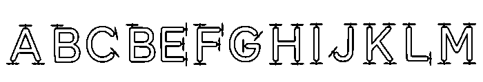 Salal Regular Font UPPERCASE