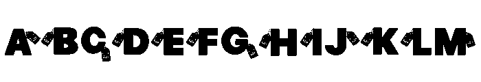 Sale Sign Font UPPERCASE