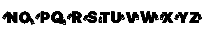 Sale Sign Font UPPERCASE