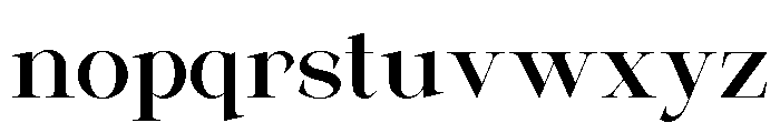 Salega-Regular Font LOWERCASE