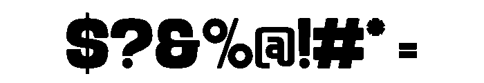Salfond Regular Font OTHER CHARS