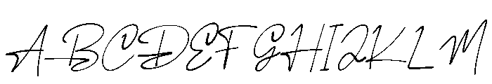 Salina Script Italic Font UPPERCASE