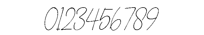 Saline Signature Italic Font OTHER CHARS