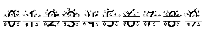 Salju Flower Font OTHER CHARS