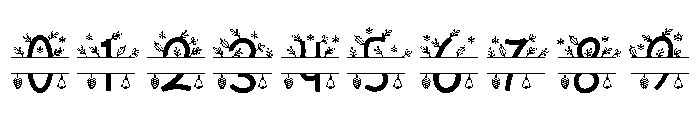 SaljuFlowerRegular Font OTHER CHARS
